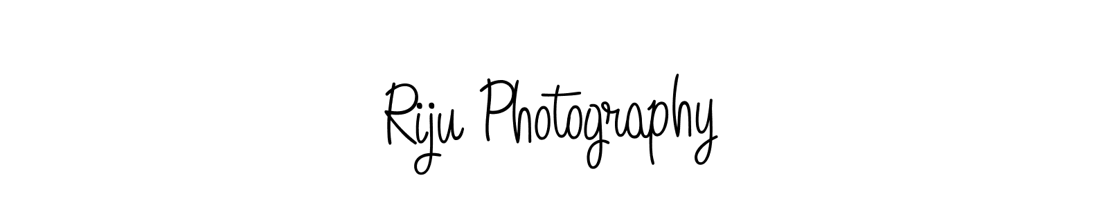 Design your own signature with our free online signature maker. With this signature software, you can create a handwritten (Angelique-Rose-font-FFP) signature for name Riju Photography. Riju Photography signature style 5 images and pictures png