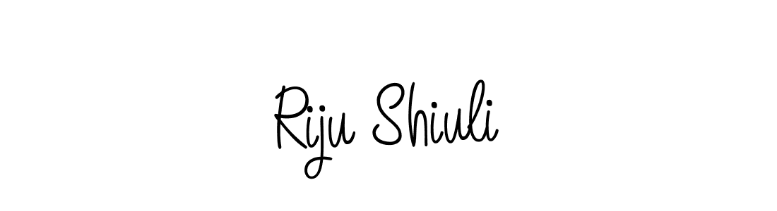 if you are searching for the best signature style for your name Riju Shiuli. so please give up your signature search. here we have designed multiple signature styles  using Angelique-Rose-font-FFP. Riju Shiuli signature style 5 images and pictures png