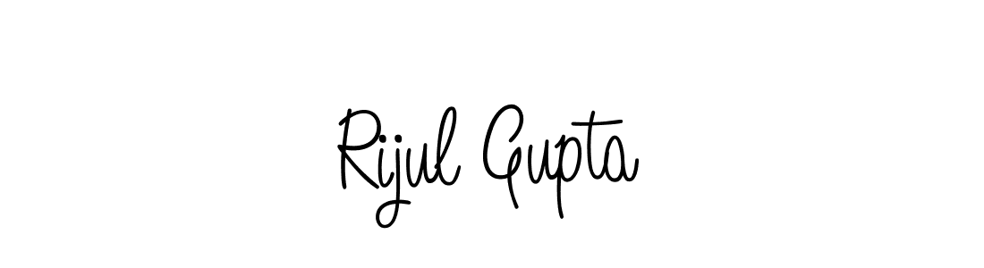 Make a short Rijul Gupta signature style. Manage your documents anywhere anytime using Angelique-Rose-font-FFP. Create and add eSignatures, submit forms, share and send files easily. Rijul Gupta signature style 5 images and pictures png