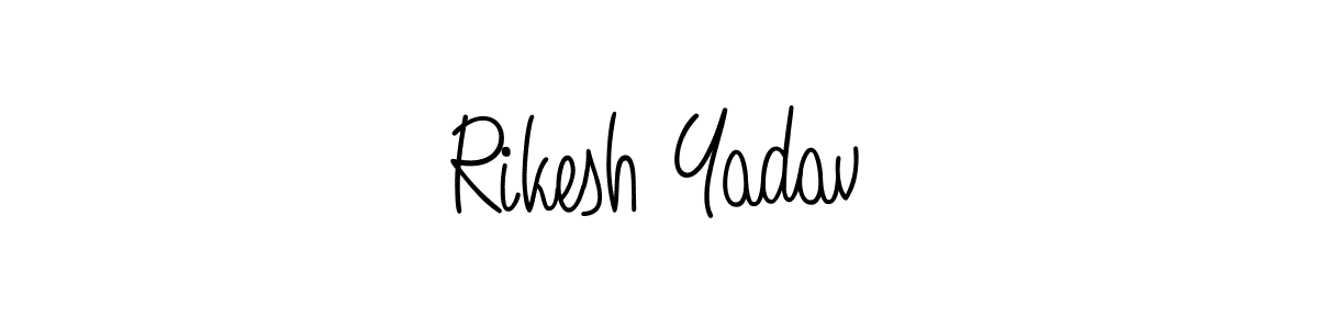 Check out images of Autograph of Rikesh Yadav name. Actor Rikesh Yadav Signature Style. Angelique-Rose-font-FFP is a professional sign style online. Rikesh Yadav signature style 5 images and pictures png