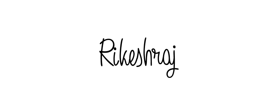 Rikeshraj stylish signature style. Best Handwritten Sign (Angelique-Rose-font-FFP) for my name. Handwritten Signature Collection Ideas for my name Rikeshraj. Rikeshraj signature style 5 images and pictures png