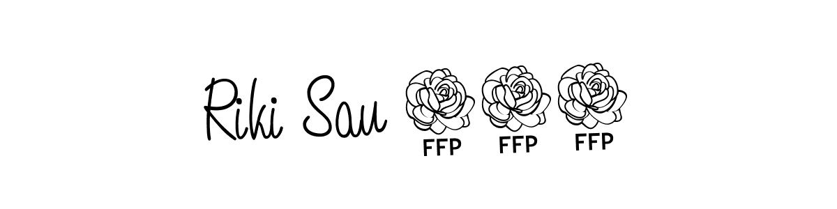 This is the best signature style for the Riki Sau 007 name. Also you like these signature font (Angelique-Rose-font-FFP). Mix name signature. Riki Sau 007 signature style 5 images and pictures png
