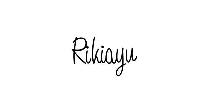 Also You can easily find your signature by using the search form. We will create Rikiayu name handwritten signature images for you free of cost using Angelique-Rose-font-FFP sign style. Rikiayu signature style 5 images and pictures png