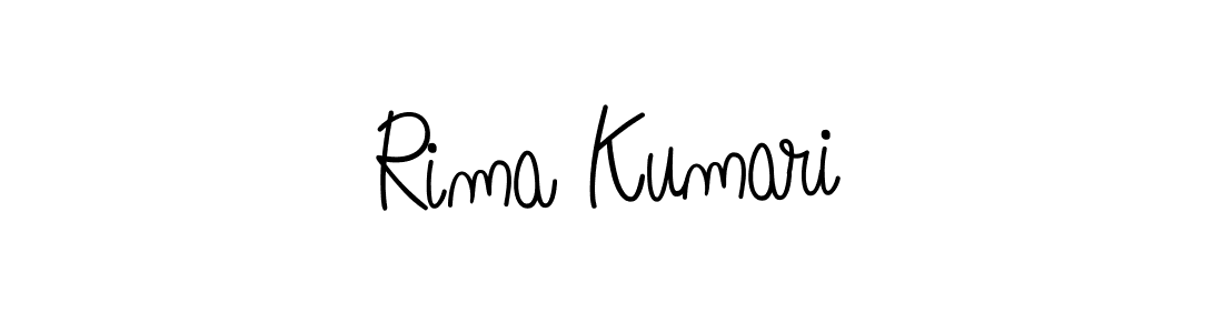 You should practise on your own different ways (Angelique-Rose-font-FFP) to write your name (Rima Kumari) in signature. don't let someone else do it for you. Rima Kumari signature style 5 images and pictures png