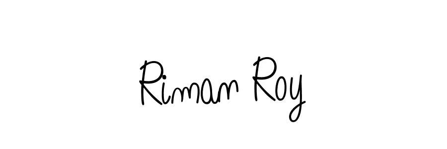 You can use this online signature creator to create a handwritten signature for the name Riman Roy. This is the best online autograph maker. Riman Roy signature style 5 images and pictures png