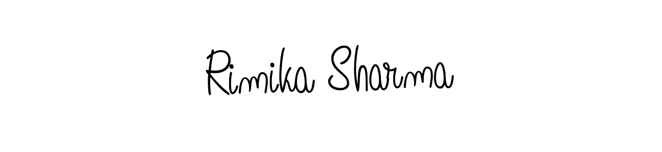 Best and Professional Signature Style for Rimika Sharma. Angelique-Rose-font-FFP Best Signature Style Collection. Rimika Sharma signature style 5 images and pictures png