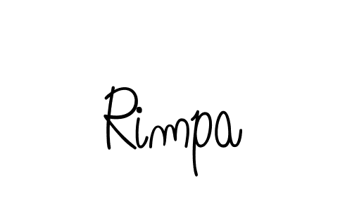 Create a beautiful signature design for name Rimpa. With this signature (Angelique-Rose-font-FFP) fonts, you can make a handwritten signature for free. Rimpa signature style 5 images and pictures png