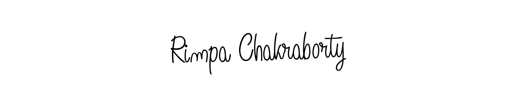 The best way (Angelique-Rose-font-FFP) to make a short signature is to pick only two or three words in your name. The name Rimpa Chakraborty include a total of six letters. For converting this name. Rimpa Chakraborty signature style 5 images and pictures png