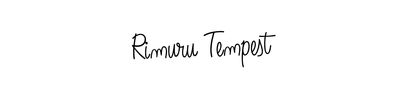 Design your own signature with our free online signature maker. With this signature software, you can create a handwritten (Angelique-Rose-font-FFP) signature for name Rimuru Tempest. Rimuru Tempest signature style 5 images and pictures png