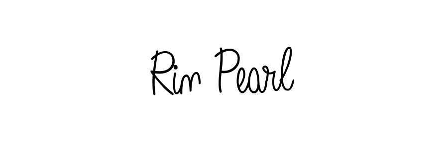 Rin Pearl stylish signature style. Best Handwritten Sign (Angelique-Rose-font-FFP) for my name. Handwritten Signature Collection Ideas for my name Rin Pearl. Rin Pearl signature style 5 images and pictures png