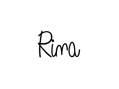 Make a beautiful signature design for name Rina. Use this online signature maker to create a handwritten signature for free. Rina signature style 5 images and pictures png