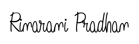 How to make Rinarani Pradhan name signature. Use Angelique-Rose-font-FFP style for creating short signs online. This is the latest handwritten sign. Rinarani Pradhan signature style 5 images and pictures png