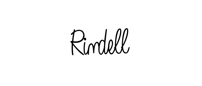 The best way (Angelique-Rose-font-FFP) to make a short signature is to pick only two or three words in your name. The name Rindell include a total of six letters. For converting this name. Rindell signature style 5 images and pictures png