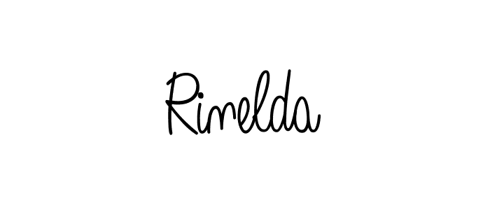 Make a beautiful signature design for name Rinelda. Use this online signature maker to create a handwritten signature for free. Rinelda signature style 5 images and pictures png