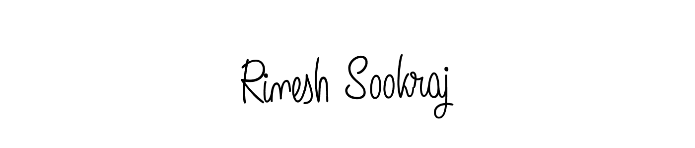Make a beautiful signature design for name Rinesh Sookraj. Use this online signature maker to create a handwritten signature for free. Rinesh Sookraj signature style 5 images and pictures png