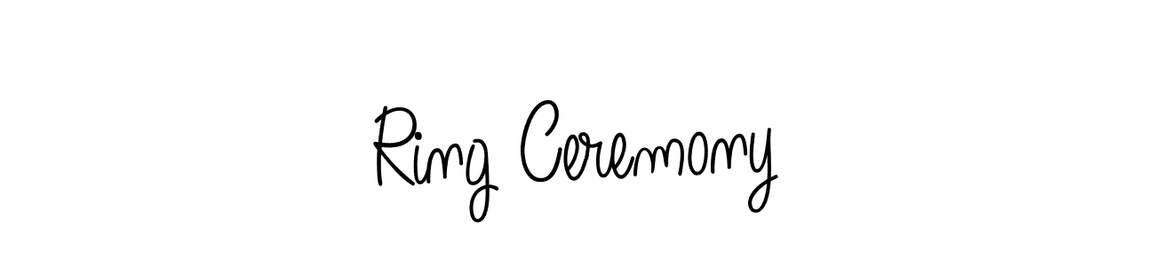 How to make Ring Ceremony name signature. Use Angelique-Rose-font-FFP style for creating short signs online. This is the latest handwritten sign. Ring Ceremony signature style 5 images and pictures png