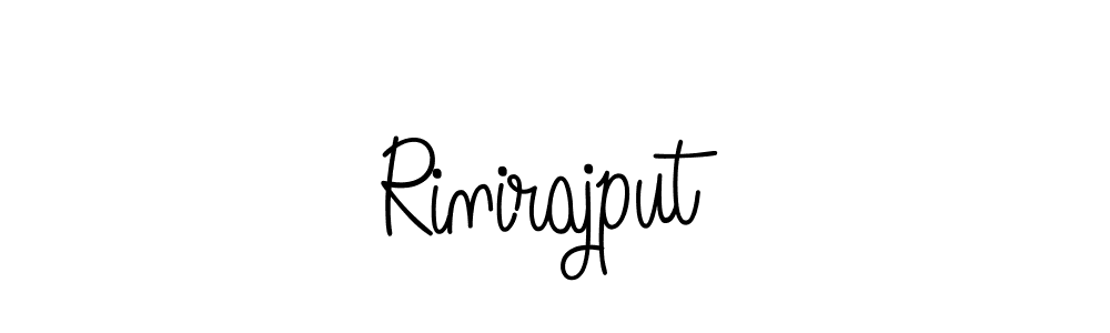 Rinirajput stylish signature style. Best Handwritten Sign (Angelique-Rose-font-FFP) for my name. Handwritten Signature Collection Ideas for my name Rinirajput. Rinirajput signature style 5 images and pictures png