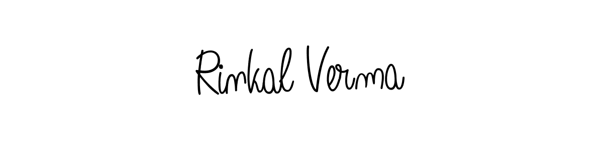 Similarly Angelique-Rose-font-FFP is the best handwritten signature design. Signature creator online .You can use it as an online autograph creator for name Rinkal Verma. Rinkal Verma signature style 5 images and pictures png