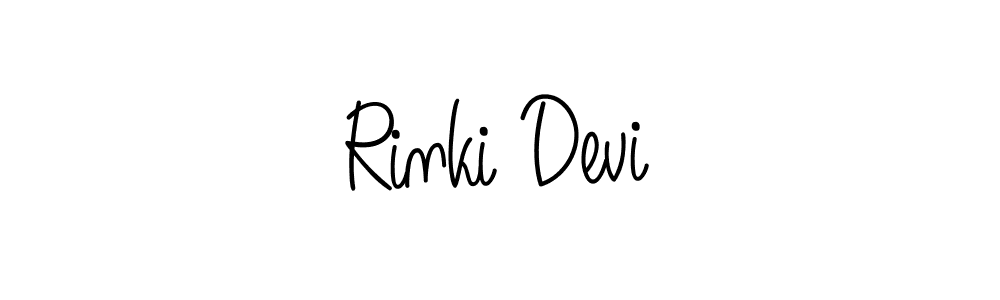 Also we have Rinki Devi name is the best signature style. Create professional handwritten signature collection using Angelique-Rose-font-FFP autograph style. Rinki Devi signature style 5 images and pictures png