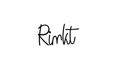 How to make Rinkt signature? Angelique-Rose-font-FFP is a professional autograph style. Create handwritten signature for Rinkt name. Rinkt signature style 5 images and pictures png