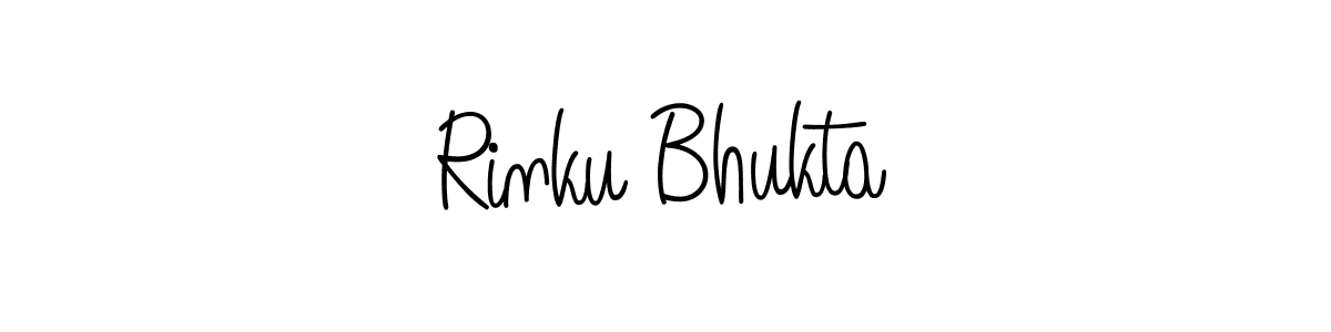 if you are searching for the best signature style for your name Rinku Bhukta. so please give up your signature search. here we have designed multiple signature styles  using Angelique-Rose-font-FFP. Rinku Bhukta signature style 5 images and pictures png