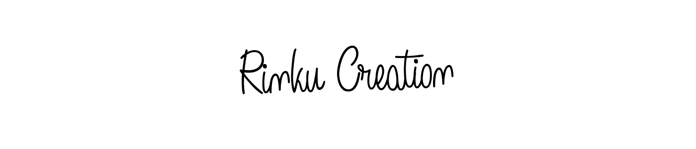 Make a beautiful signature design for name Rinku Creation. Use this online signature maker to create a handwritten signature for free. Rinku Creation signature style 5 images and pictures png