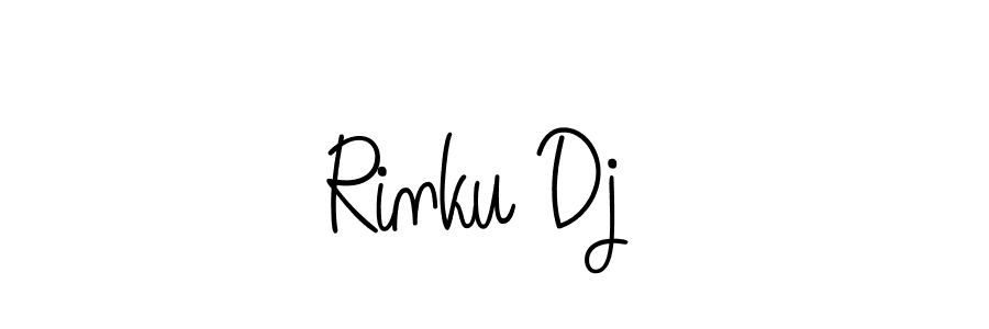 Check out images of Autograph of Rinku Dj  name. Actor Rinku Dj  Signature Style. Angelique-Rose-font-FFP is a professional sign style online. Rinku Dj  signature style 5 images and pictures png