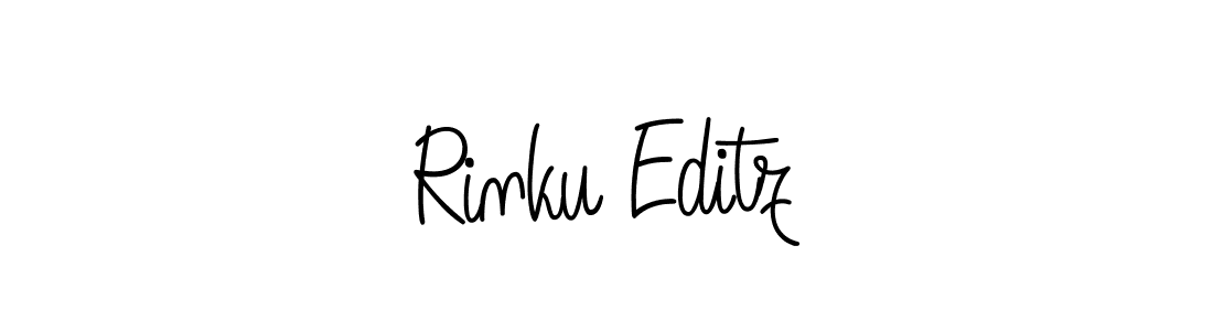 Also we have Rinku Editz name is the best signature style. Create professional handwritten signature collection using Angelique-Rose-font-FFP autograph style. Rinku Editz signature style 5 images and pictures png