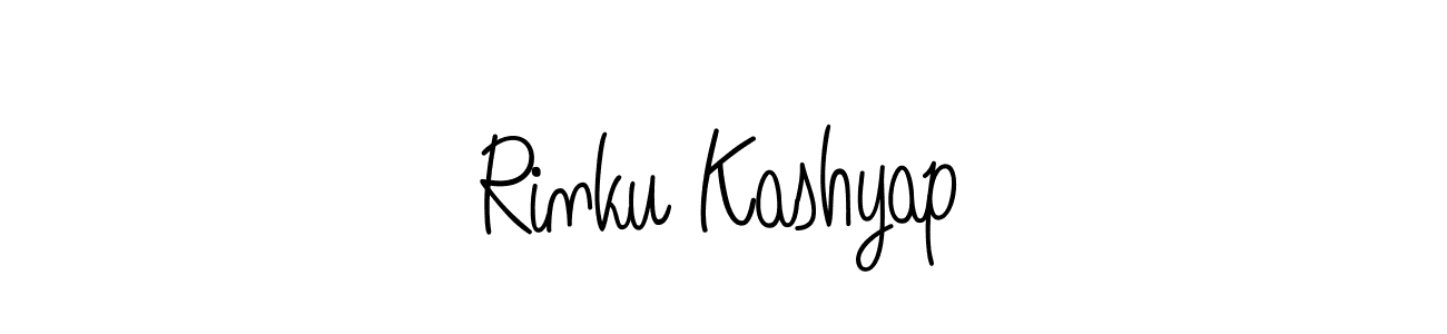 Angelique-Rose-font-FFP is a professional signature style that is perfect for those who want to add a touch of class to their signature. It is also a great choice for those who want to make their signature more unique. Get Rinku Kashyap name to fancy signature for free. Rinku Kashyap signature style 5 images and pictures png