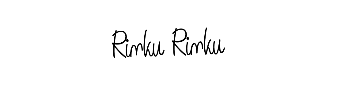 How to make Rinku Rinku signature? Angelique-Rose-font-FFP is a professional autograph style. Create handwritten signature for Rinku Rinku name. Rinku Rinku signature style 5 images and pictures png