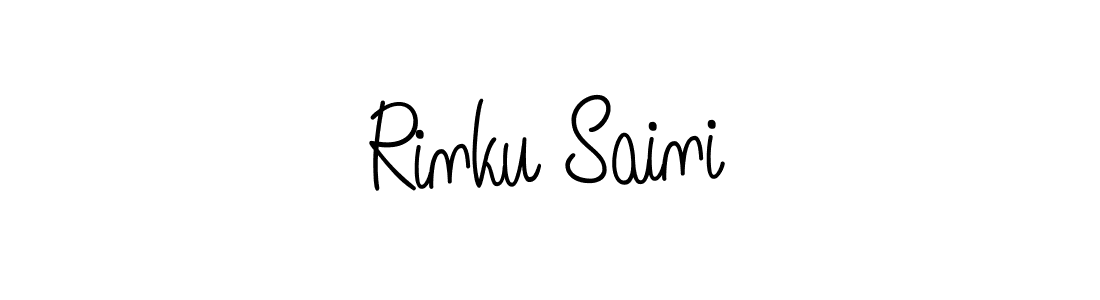 Check out images of Autograph of Rinku Saini name. Actor Rinku Saini Signature Style. Angelique-Rose-font-FFP is a professional sign style online. Rinku Saini signature style 5 images and pictures png