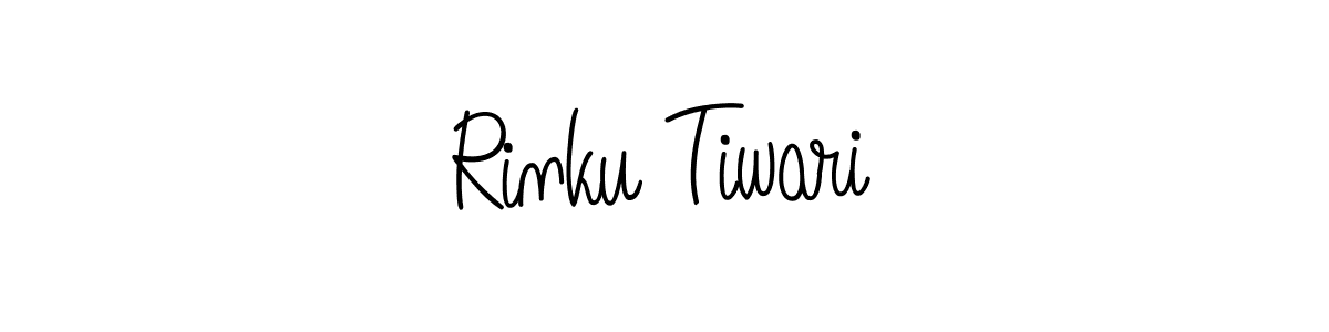 Create a beautiful signature design for name Rinku Tiwari. With this signature (Angelique-Rose-font-FFP) fonts, you can make a handwritten signature for free. Rinku Tiwari signature style 5 images and pictures png