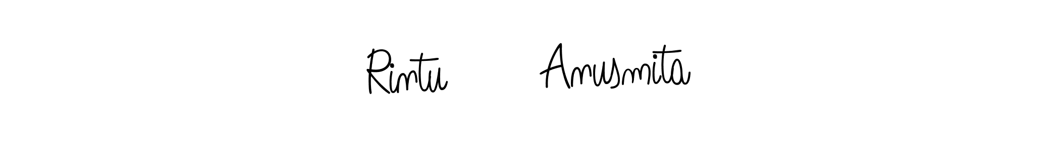 This is the best signature style for the Rintu ❤️ Anusmita name. Also you like these signature font (Angelique-Rose-font-FFP). Mix name signature. Rintu ❤️ Anusmita signature style 5 images and pictures png