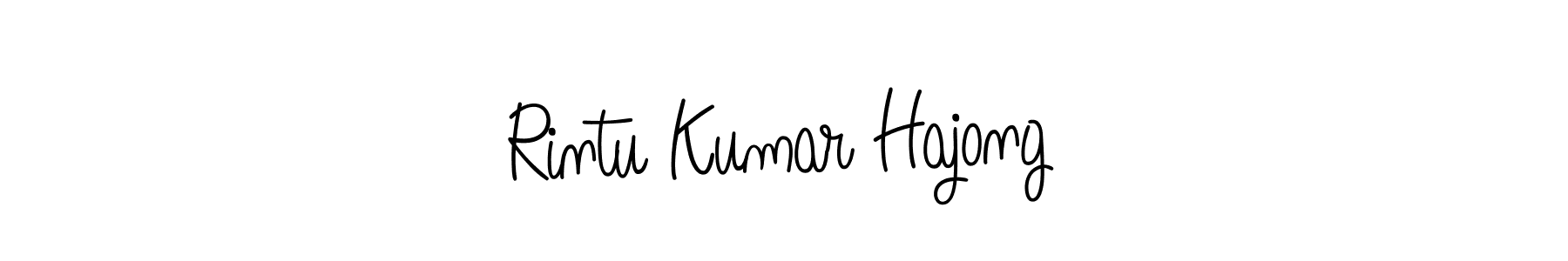 Also we have Rintu Kumar Hajong name is the best signature style. Create professional handwritten signature collection using Angelique-Rose-font-FFP autograph style. Rintu Kumar Hajong signature style 5 images and pictures png