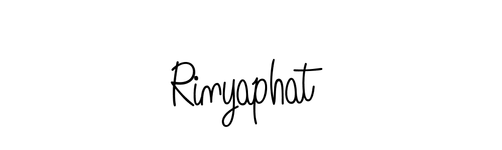 Once you've used our free online signature maker to create your best signature Angelique-Rose-font-FFP style, it's time to enjoy all of the benefits that Rinyaphat  name signing documents. Rinyaphat  signature style 5 images and pictures png