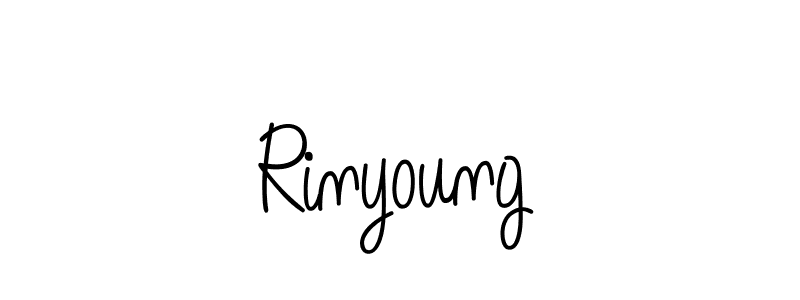 Make a beautiful signature design for name Rinyoung. Use this online signature maker to create a handwritten signature for free. Rinyoung signature style 5 images and pictures png