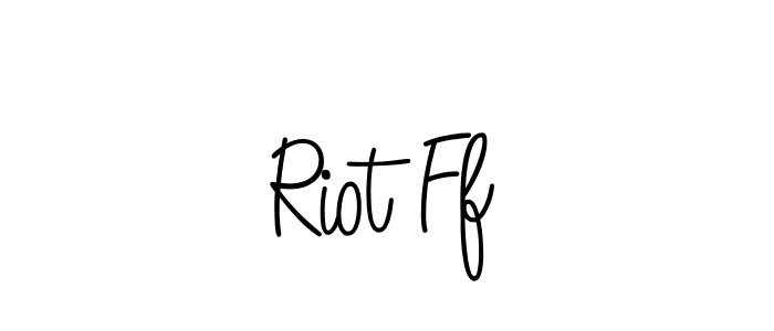 Also we have Riot Ff name is the best signature style. Create professional handwritten signature collection using Angelique-Rose-font-FFP autograph style. Riot Ff signature style 5 images and pictures png