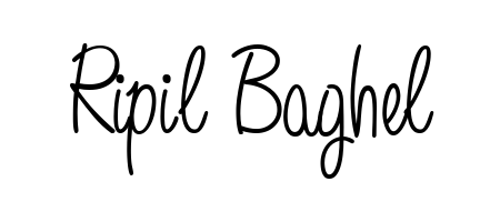 Create a beautiful signature design for name Ripil Baghel. With this signature (Angelique-Rose-font-FFP) fonts, you can make a handwritten signature for free. Ripil Baghel signature style 5 images and pictures png
