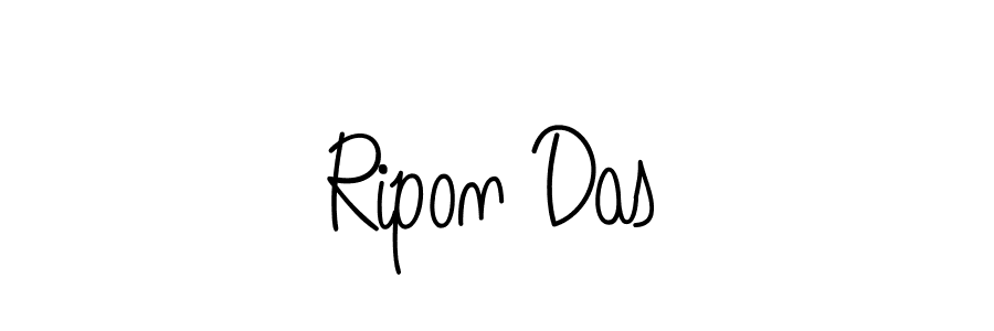 Also we have Ripon Das name is the best signature style. Create professional handwritten signature collection using Angelique-Rose-font-FFP autograph style. Ripon Das signature style 5 images and pictures png