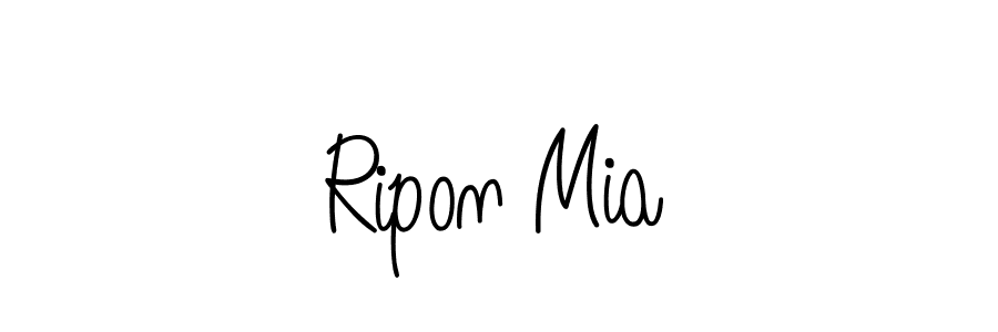 Make a beautiful signature design for name Ripon Mia. Use this online signature maker to create a handwritten signature for free. Ripon Mia signature style 5 images and pictures png