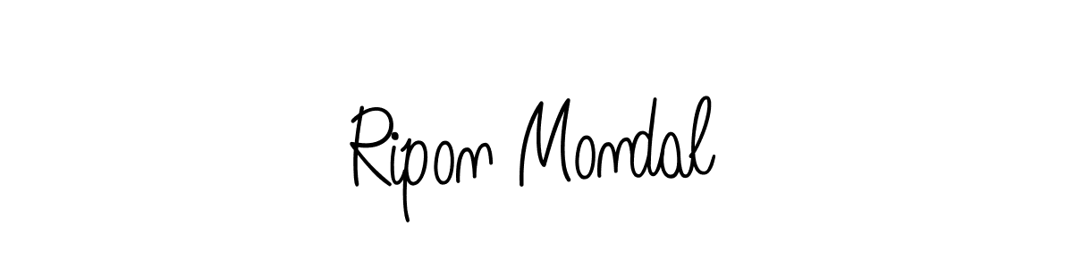 Check out images of Autograph of Ripon Mondal name. Actor Ripon Mondal Signature Style. Angelique-Rose-font-FFP is a professional sign style online. Ripon Mondal signature style 5 images and pictures png