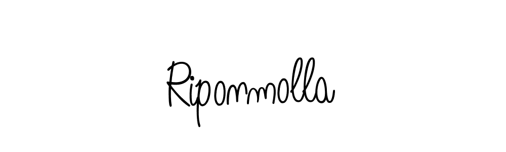 Similarly Angelique-Rose-font-FFP is the best handwritten signature design. Signature creator online .You can use it as an online autograph creator for name Riponmolla. Riponmolla signature style 5 images and pictures png