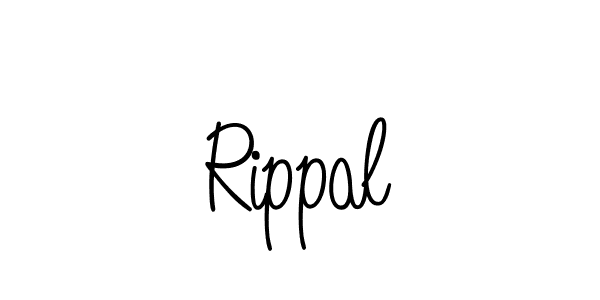 if you are searching for the best signature style for your name Rippal. so please give up your signature search. here we have designed multiple signature styles  using Angelique-Rose-font-FFP. Rippal signature style 5 images and pictures png