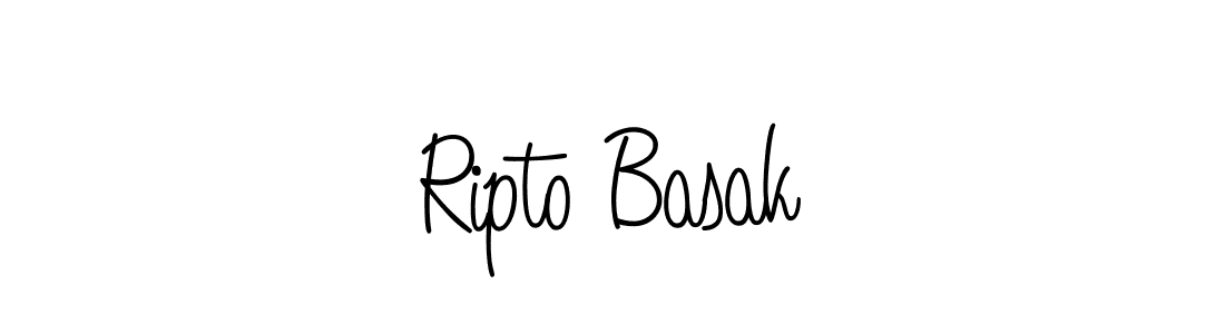 How to Draw Ripto Basak signature style? Angelique-Rose-font-FFP is a latest design signature styles for name Ripto Basak. Ripto Basak signature style 5 images and pictures png