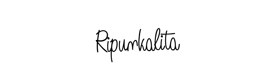 It looks lik you need a new signature style for name Ripunkalita. Design unique handwritten (Angelique-Rose-font-FFP) signature with our free signature maker in just a few clicks. Ripunkalita signature style 5 images and pictures png