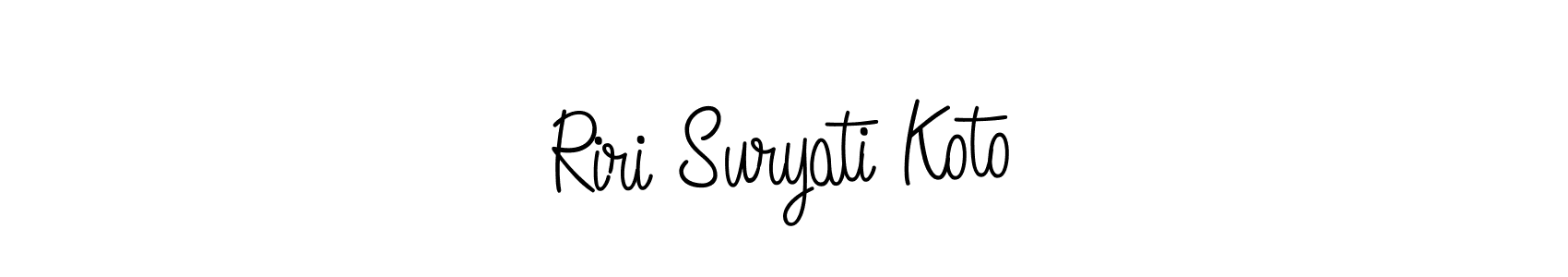 Here are the top 10 professional signature styles for the name Riri Suryati Koto. These are the best autograph styles you can use for your name. Riri Suryati Koto signature style 5 images and pictures png