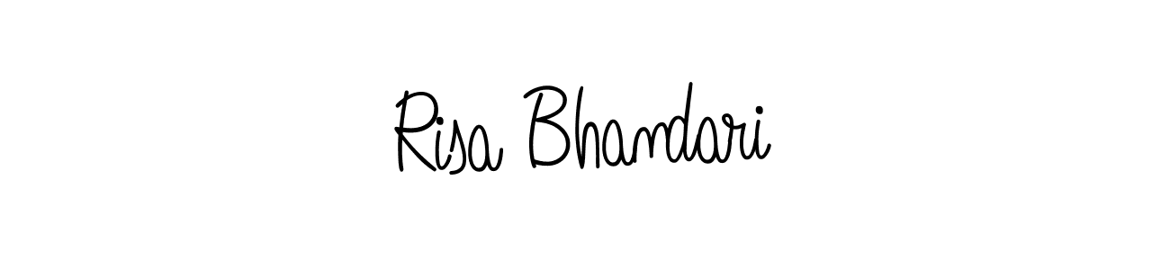 Also You can easily find your signature by using the search form. We will create Risa Bhandari name handwritten signature images for you free of cost using Angelique-Rose-font-FFP sign style. Risa Bhandari signature style 5 images and pictures png