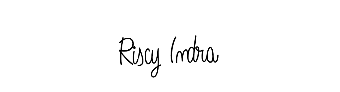 Make a beautiful signature design for name Riscy Indra. Use this online signature maker to create a handwritten signature for free. Riscy Indra signature style 5 images and pictures png