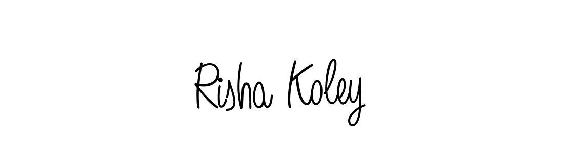 This is the best signature style for the Risha Koley name. Also you like these signature font (Angelique-Rose-font-FFP). Mix name signature. Risha Koley signature style 5 images and pictures png