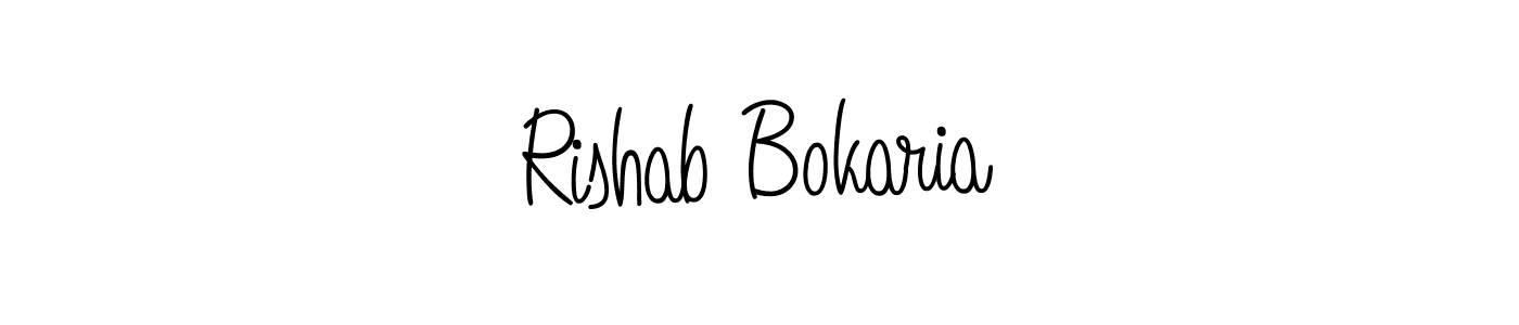 Once you've used our free online signature maker to create your best signature Angelique-Rose-font-FFP style, it's time to enjoy all of the benefits that Rishab Bokaria name signing documents. Rishab Bokaria signature style 5 images and pictures png